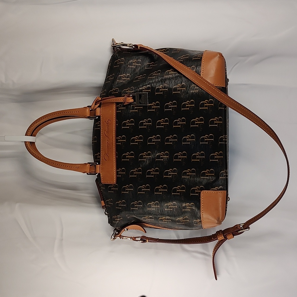 SOLD!Dooney and Bourke Crossbody 2 Handle Bag/Purse/Tote 13"X11"X7"